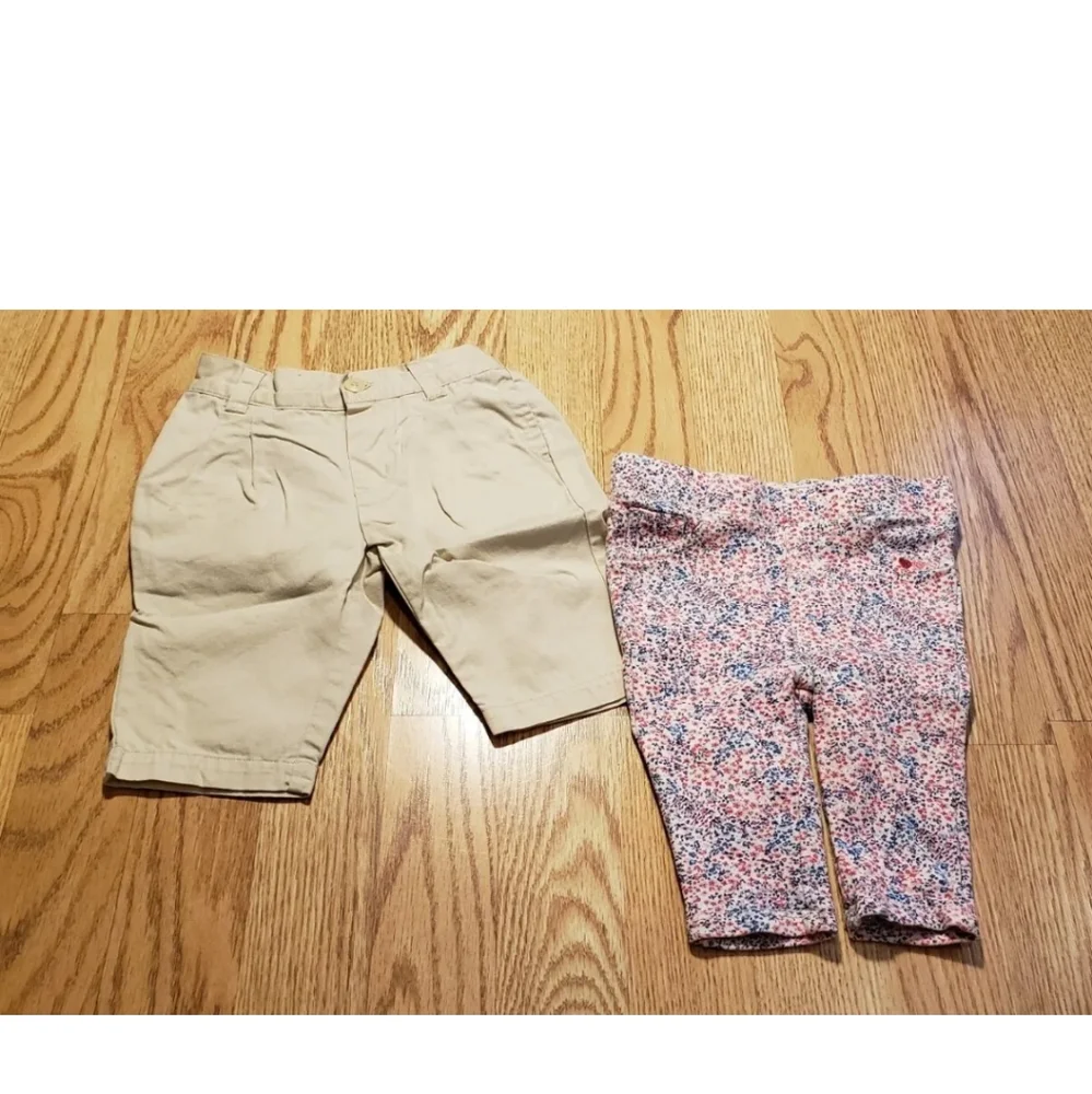 Ralph Lauren & Levi's Baby Girls Pants Size: 6 Months Lot of 2